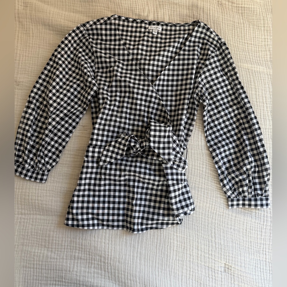 Checkered Wrap Tie
